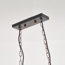 Allen Cross Pine Wood 4-Light Pendant Light